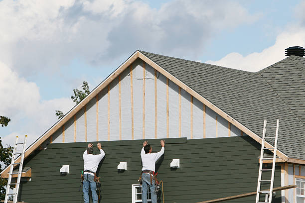 Professional Siding Repair technician working in Dornsife, PA